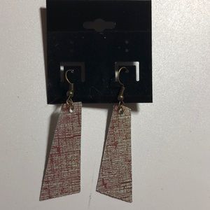 Custom Genuine Leather Iridescent Earrings